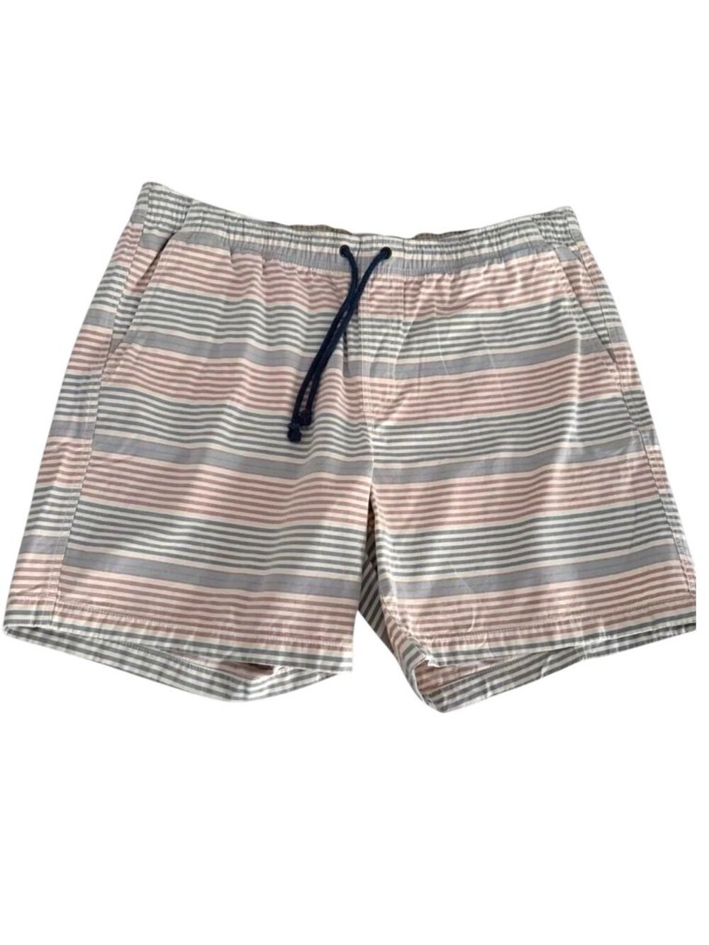 L.L. BEAN Pastel Striped Swim Shorts Lightweight Beach Summer xxl